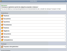 Tablet Screenshot of generotron.tooliphone.net